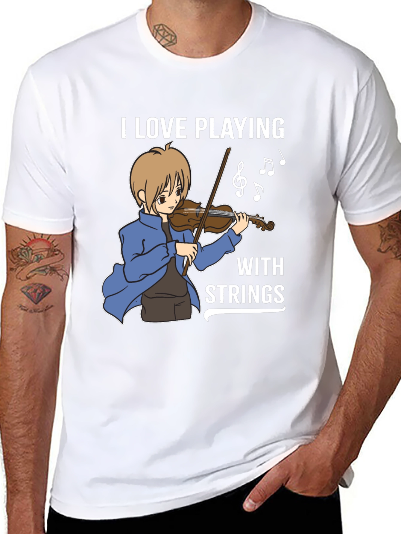 I Love Playing With Strings T-Shirt