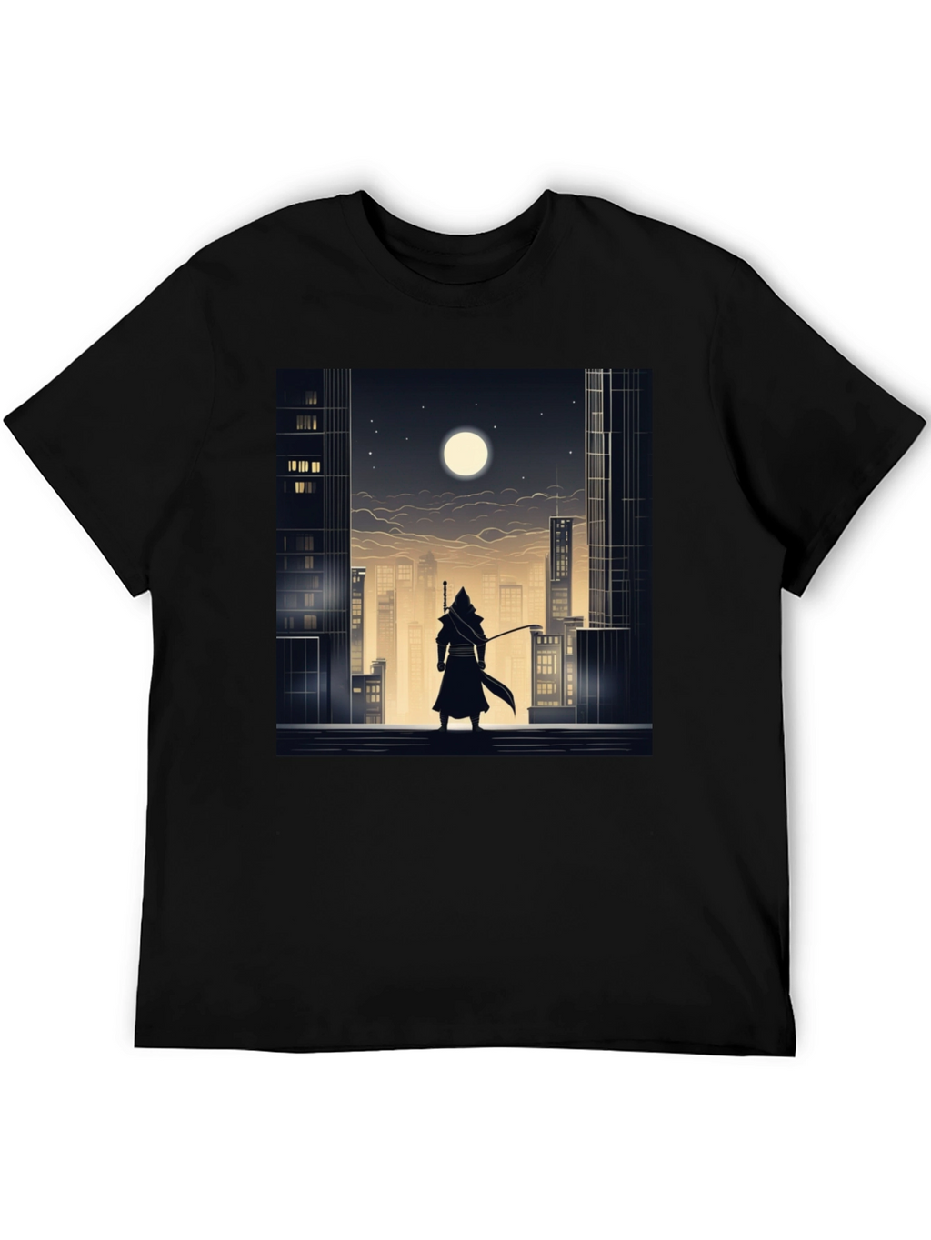 Urban Ninja Graphic Tee - Black