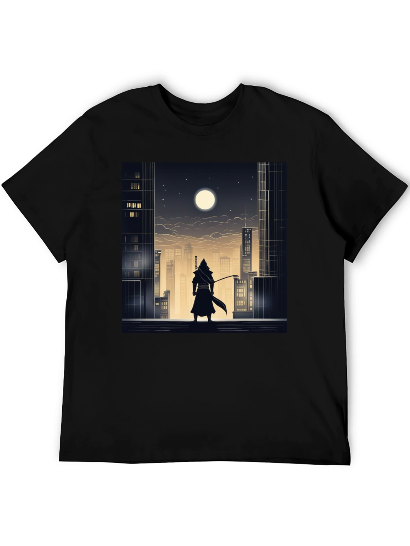 Urban Ninja Graphic Tee - Black