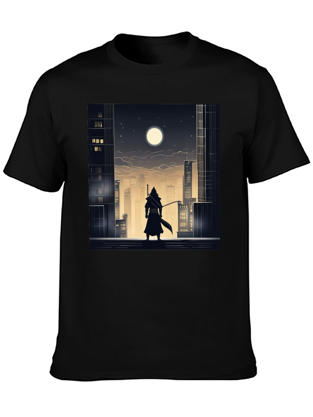 Urban Ninja Graphic Tee - Black