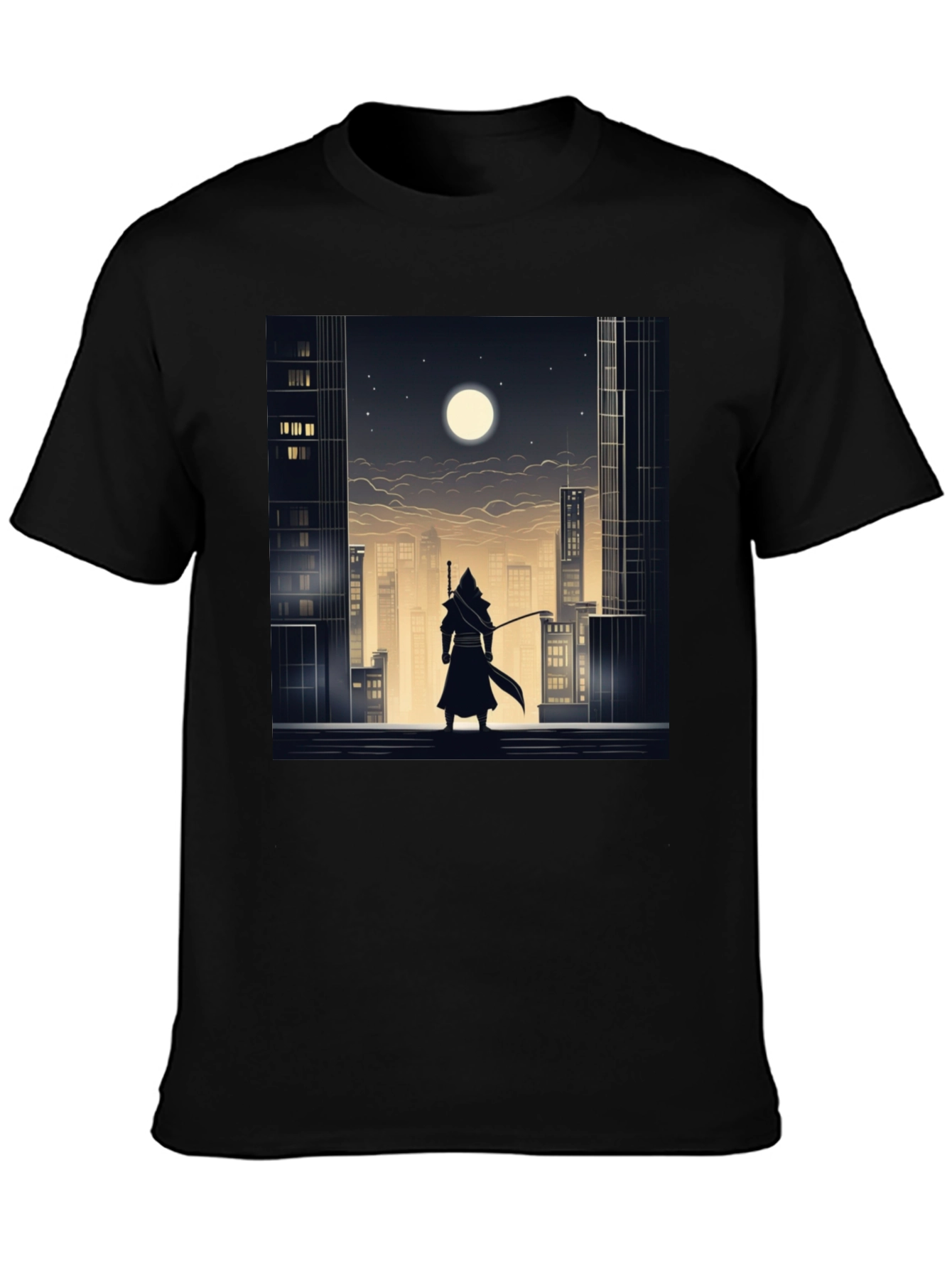 Urban Ninja Graphic Tee - Black