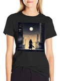 Urban Ninja Graphic Tee - Black