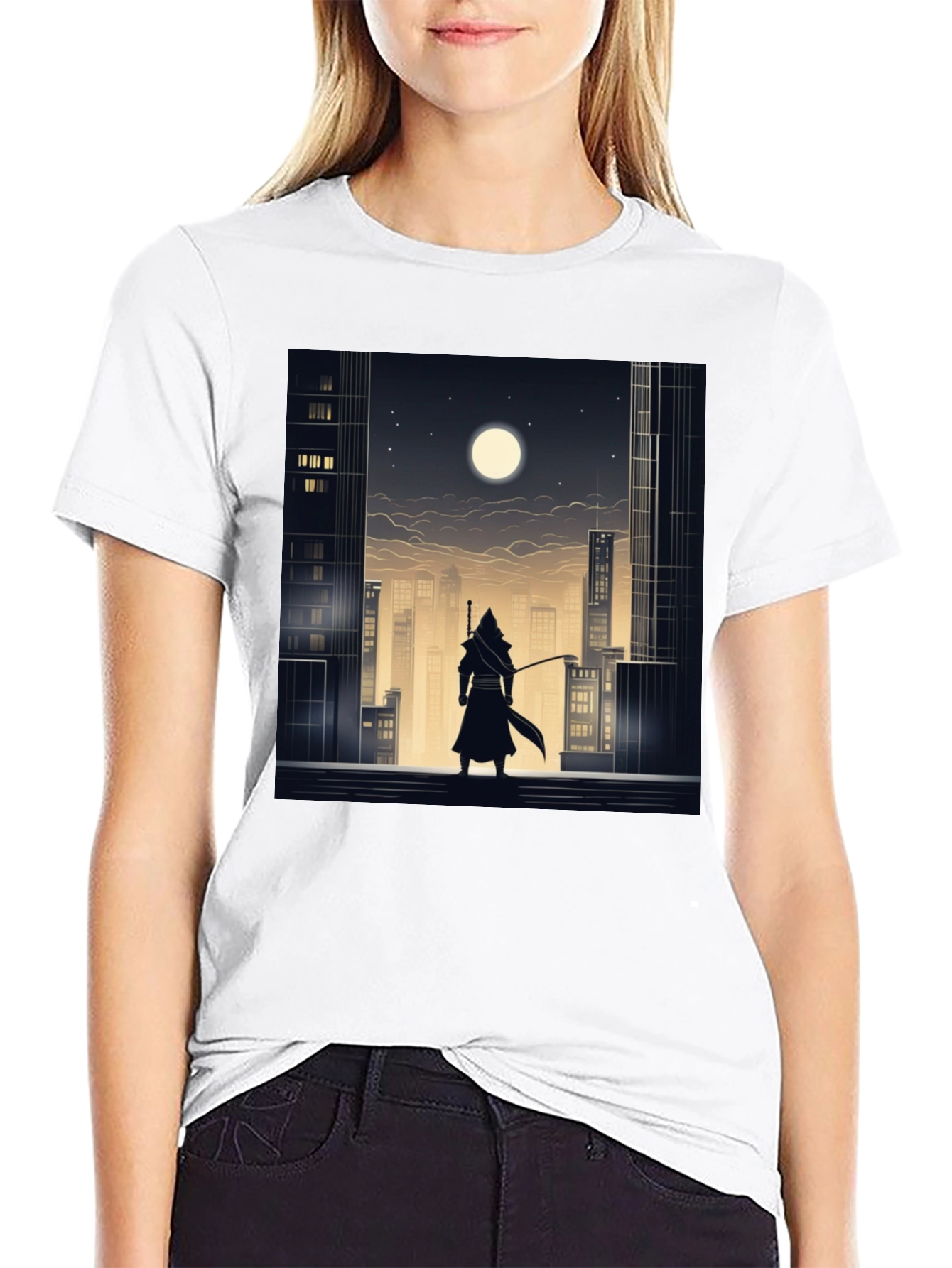 Urban Ninja Graphic Tee - Black