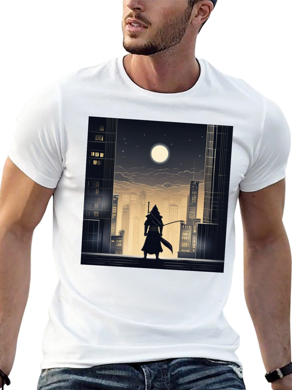 Urban Ninja Graphic Tee - Black