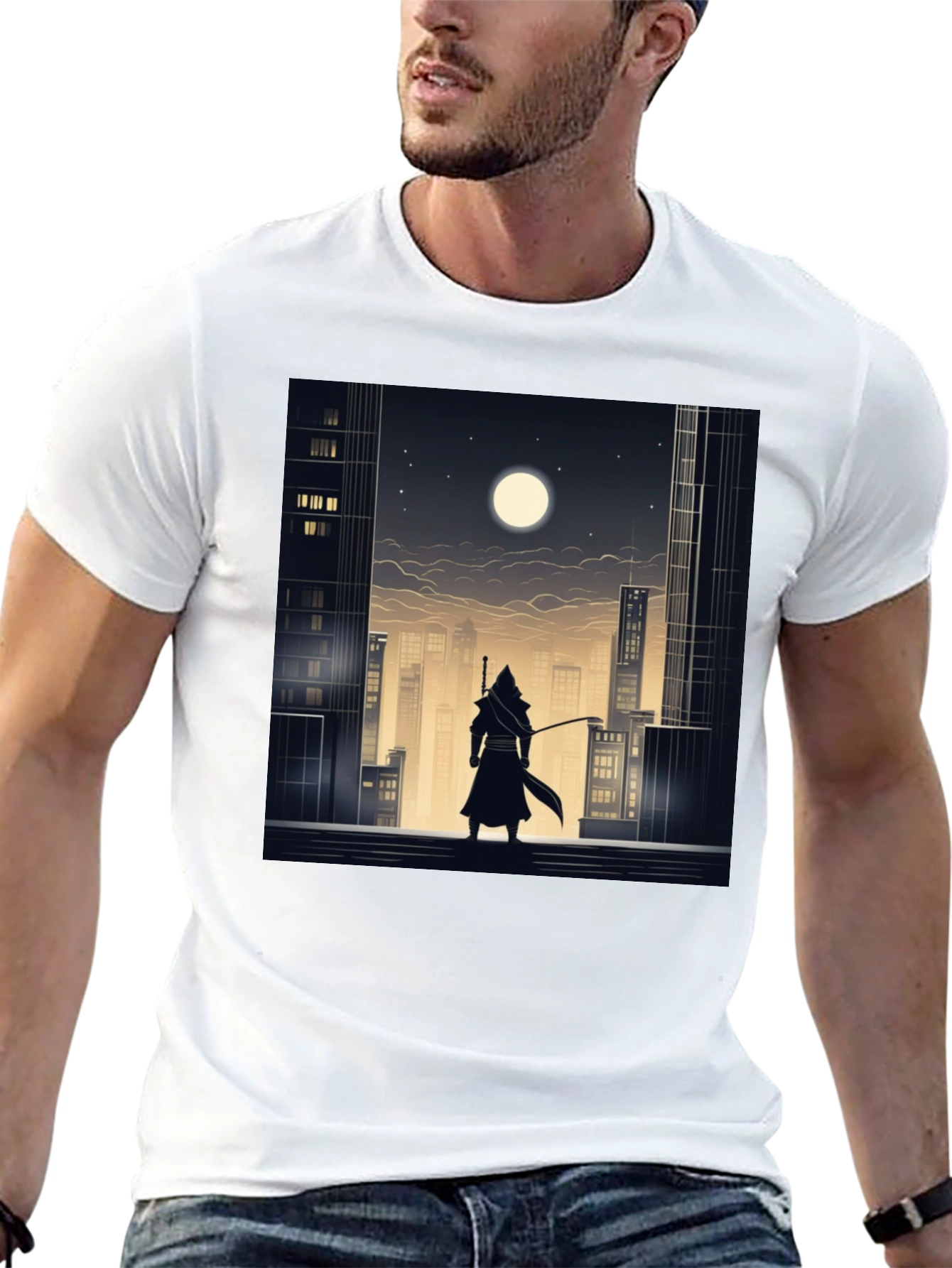 Urban Ninja Graphic Tee - Black