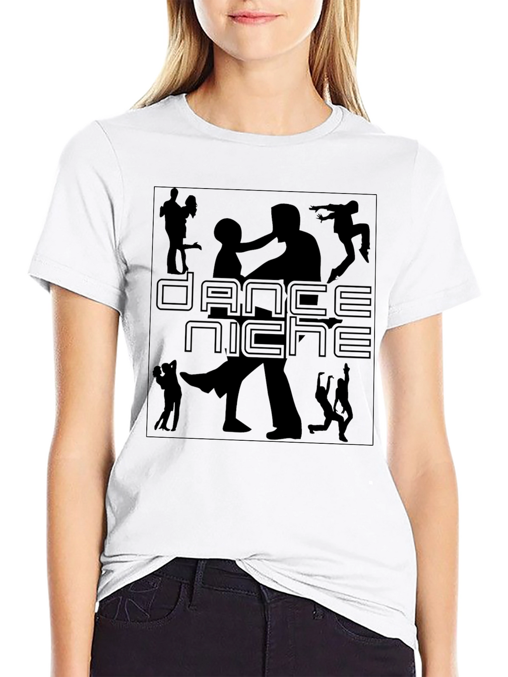 Dance Niche Graphic T-Shirt - Black