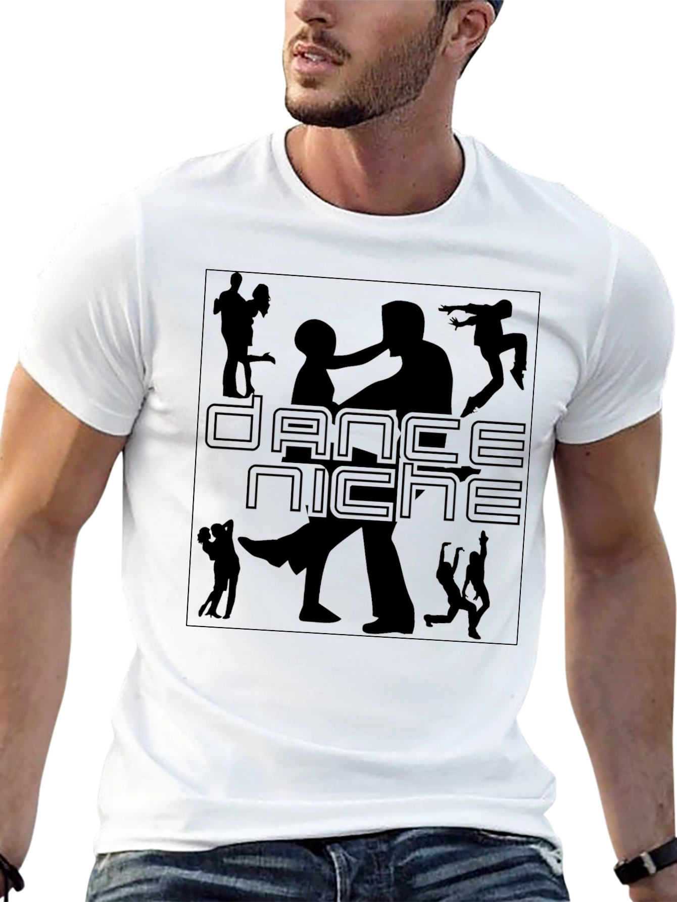 Dance Niche Graphic T-Shirt - Black