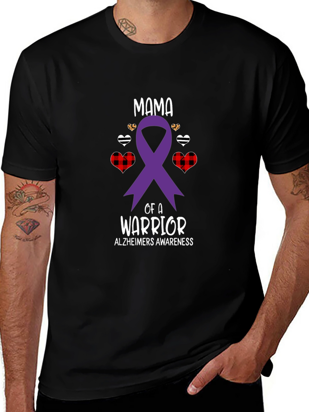 Alzheimers Awareness Warrior Mama T-Shirt