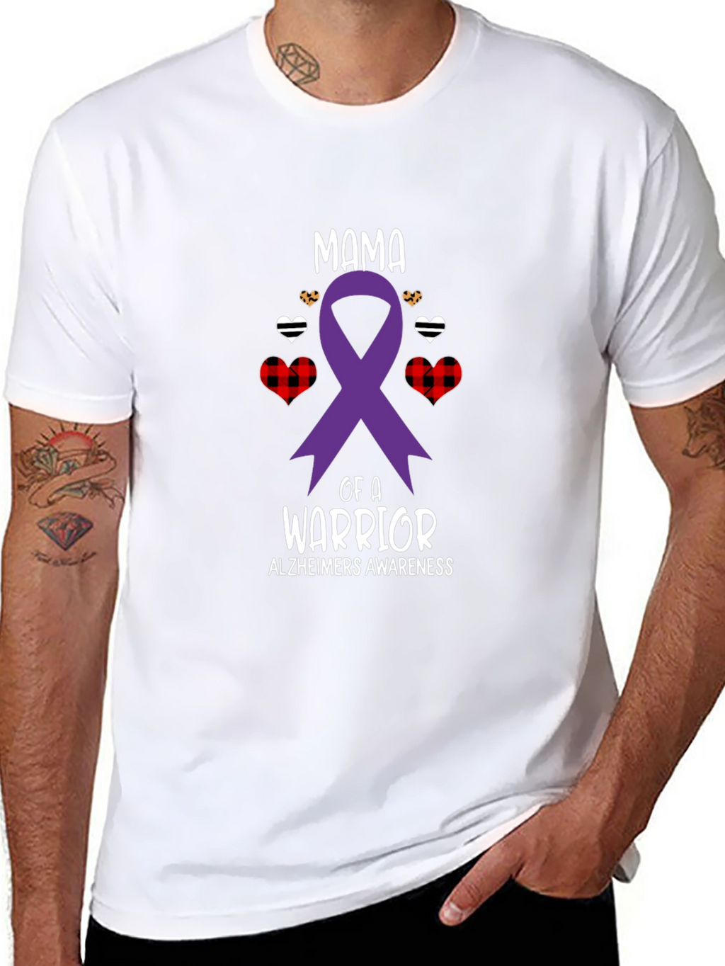Alzheimers Awareness Warrior Mama T-Shirt