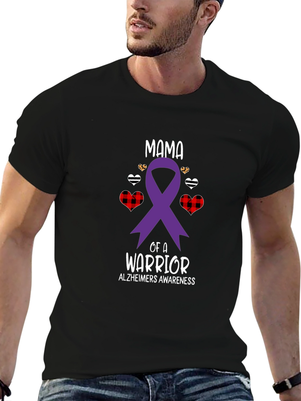 Alzheimers Awareness Warrior Mama T-Shirt