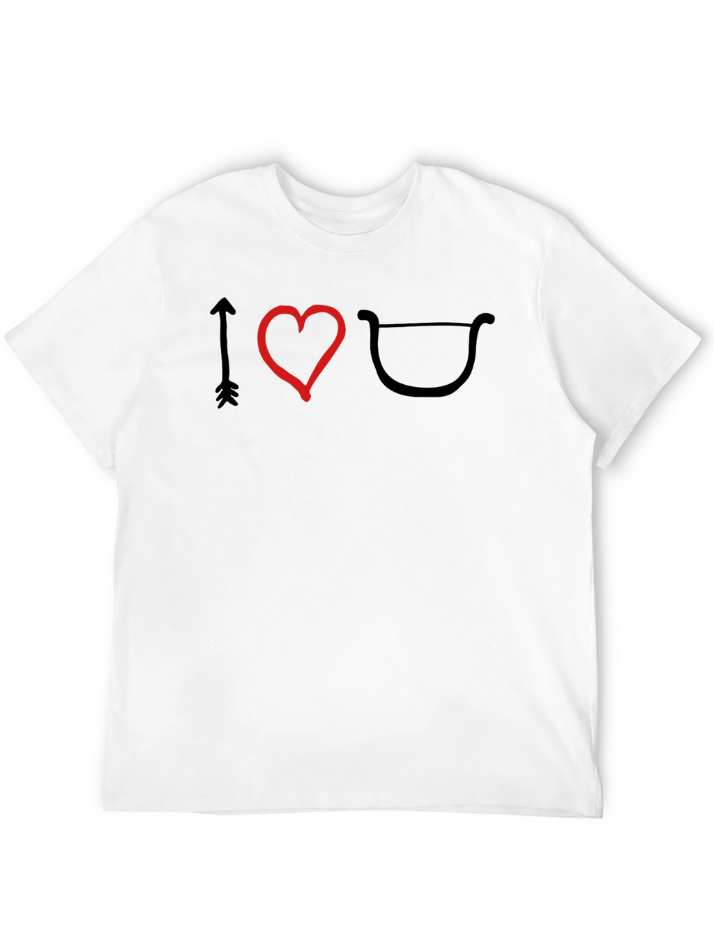 I Heart Archery T-Shirt - Black