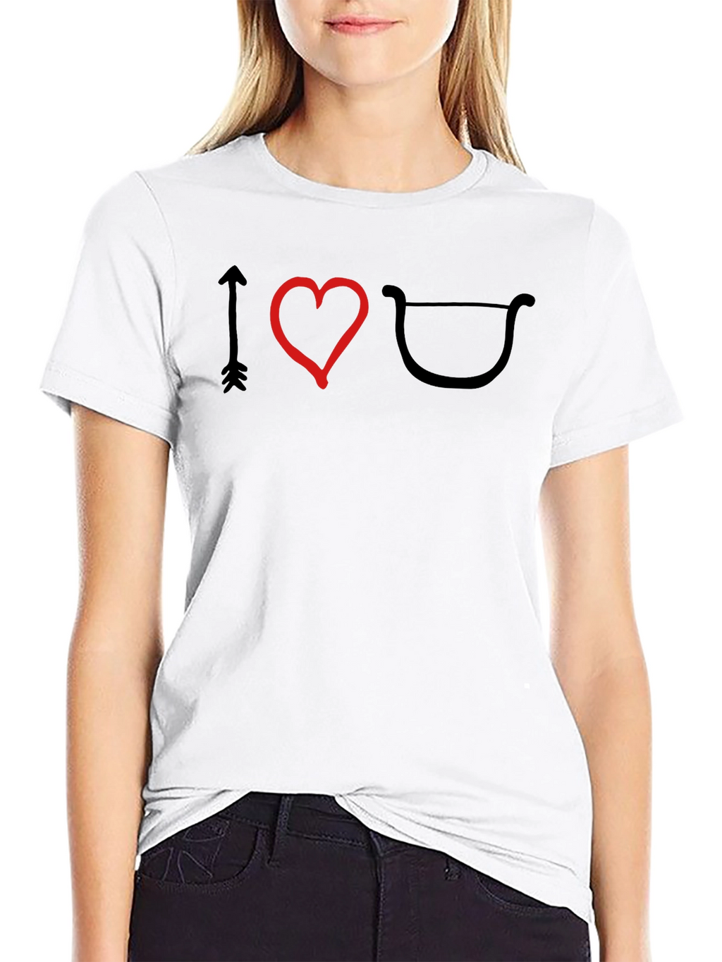 I Heart Archery T-Shirt - Black