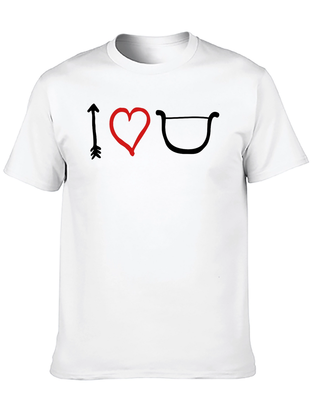 I Heart Archery T-Shirt - Black