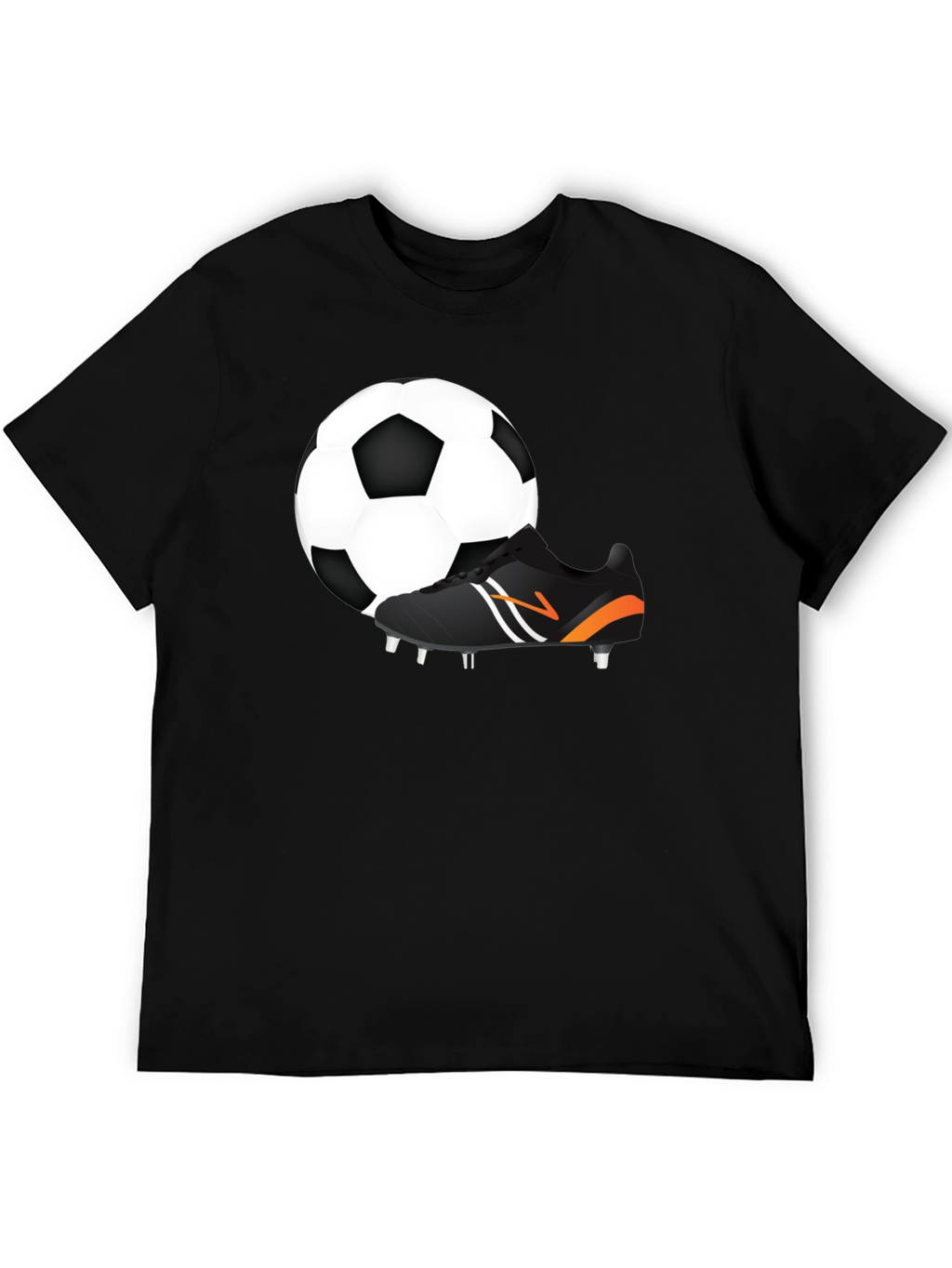 Soccer Ball and Cleats Graphic T-Shirt