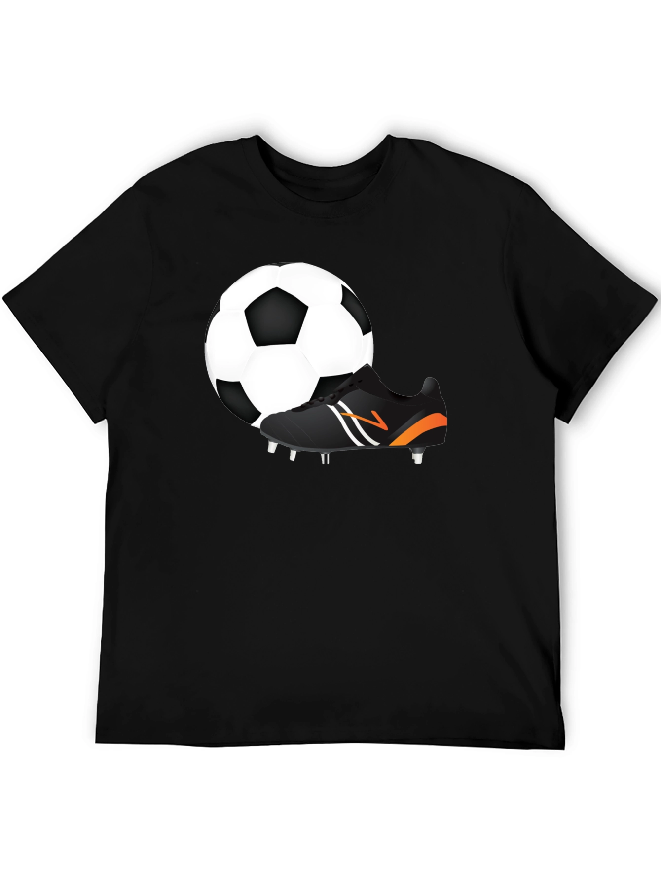 Soccer Ball and Cleats Graphic T-Shirt