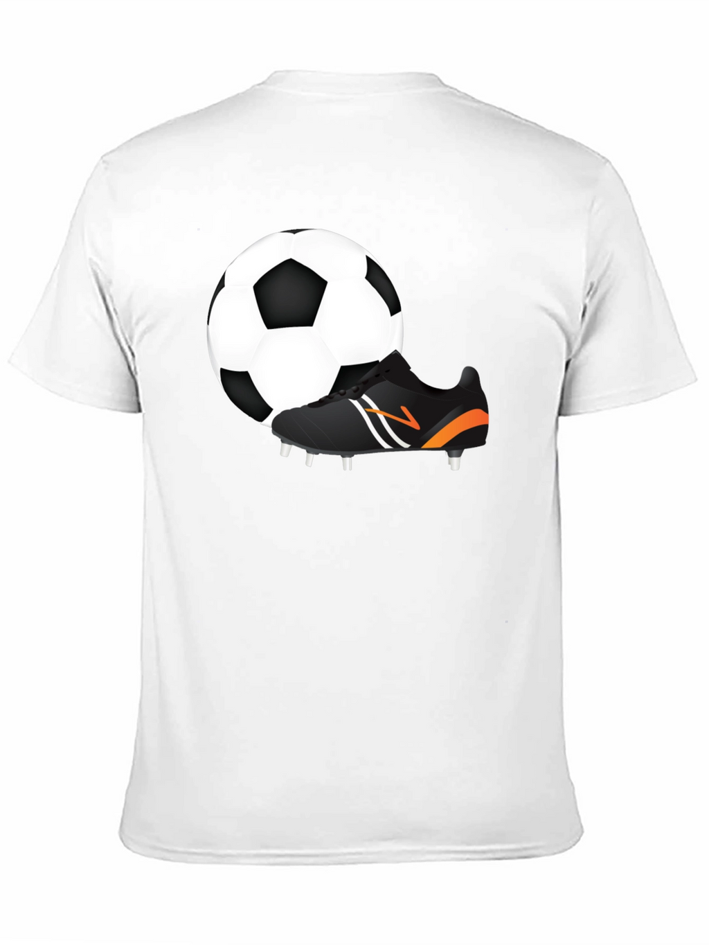 Soccer Ball and Cleats Graphic T-Shirt