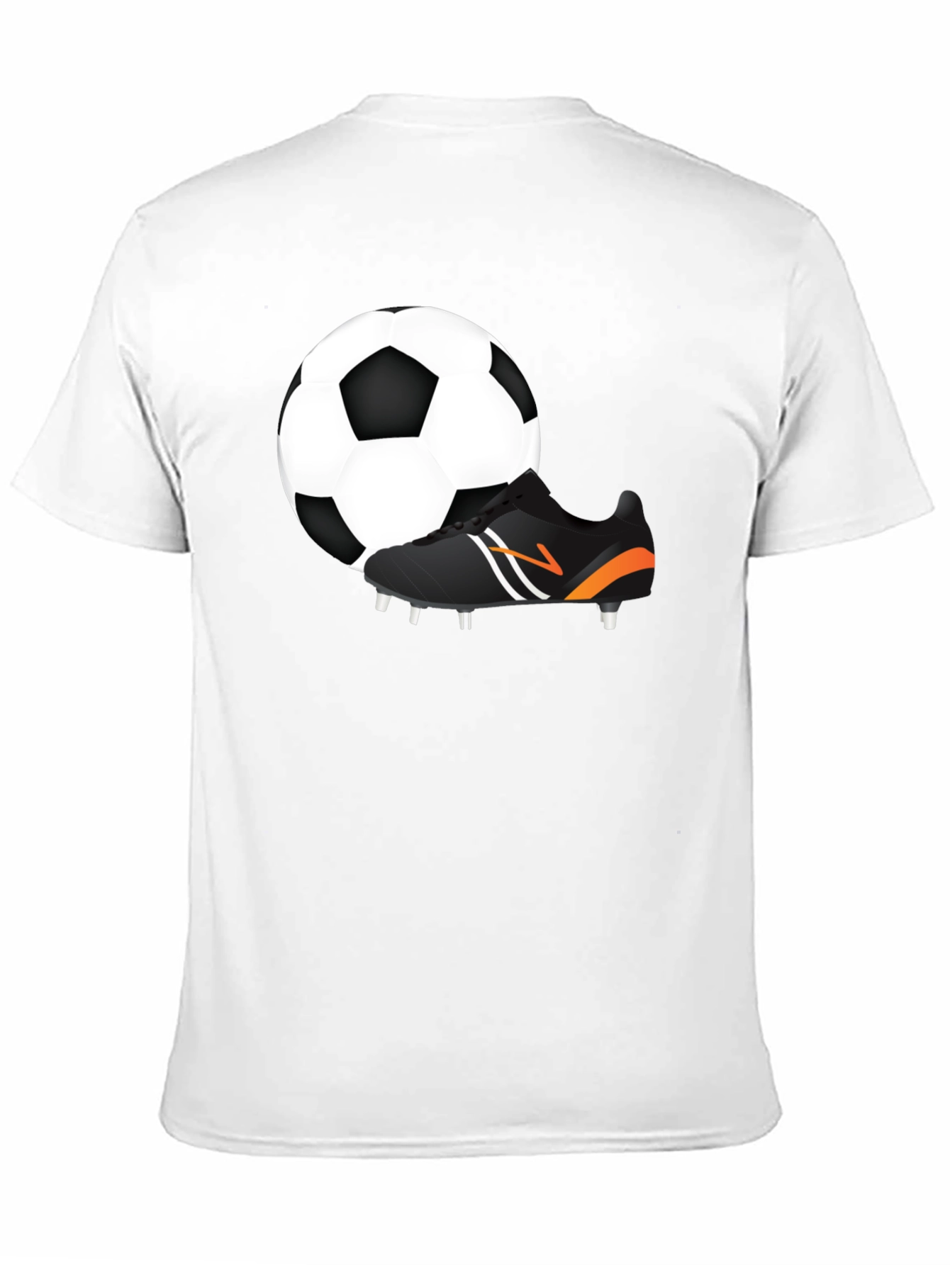 Soccer Ball and Cleats Graphic T-Shirt