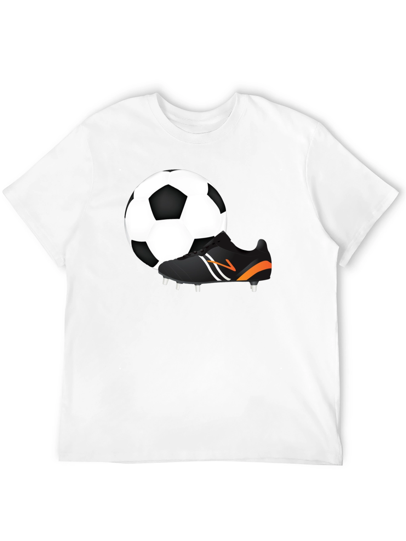 Soccer Ball and Cleats Graphic T-Shirt