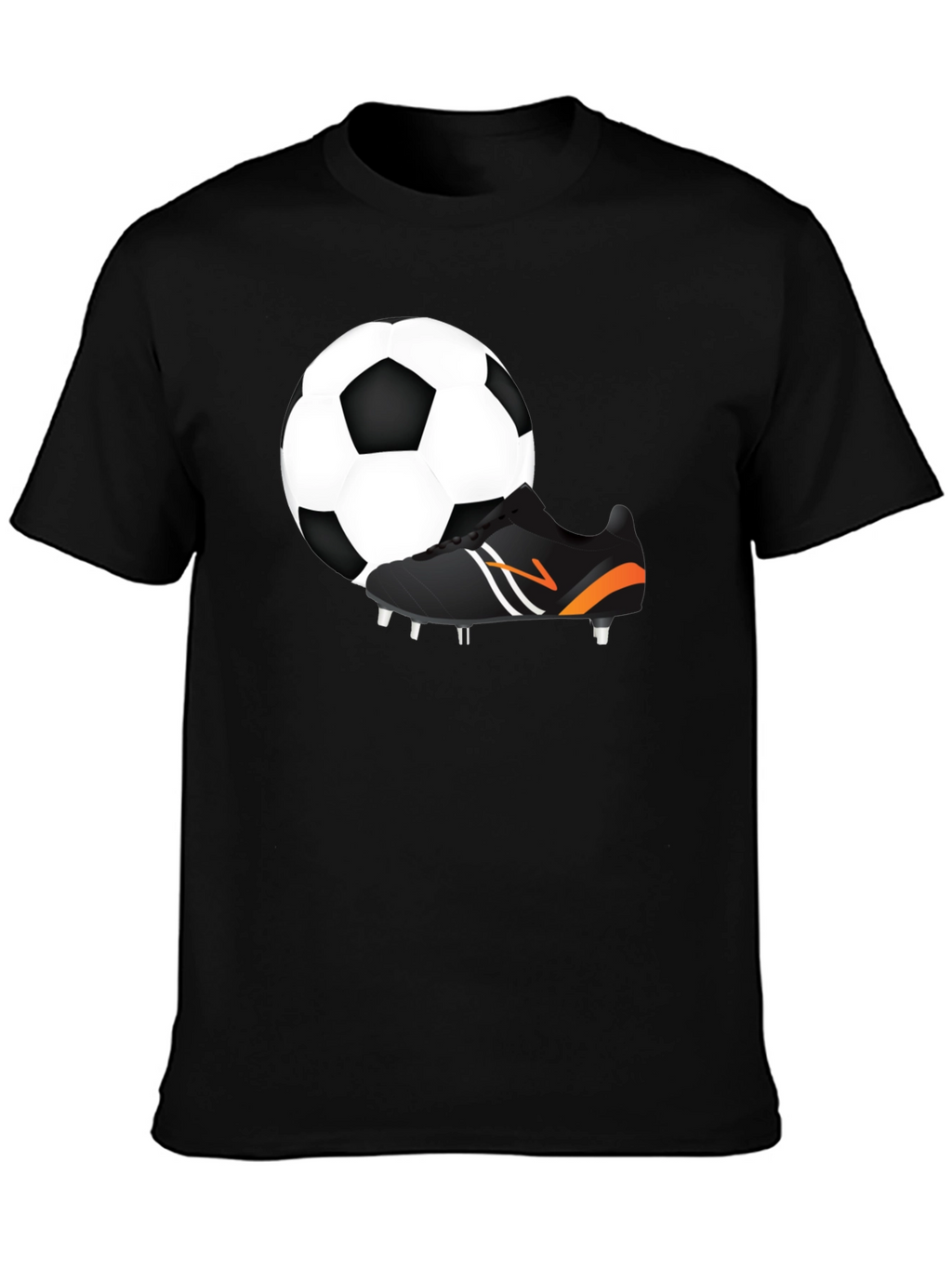 Soccer Ball and Cleats Graphic T-Shirt