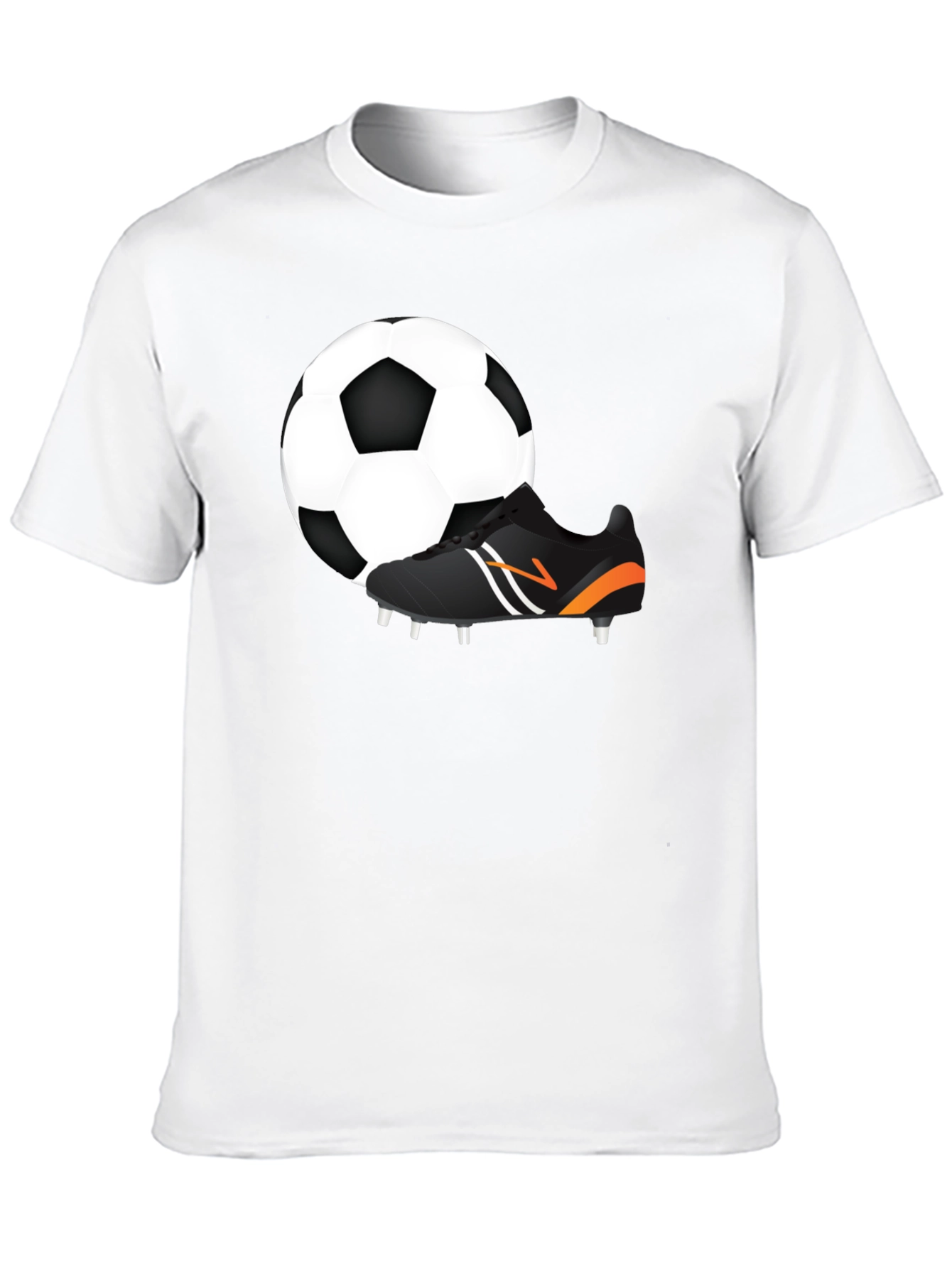 Soccer Ball and Cleats Graphic T-Shirt