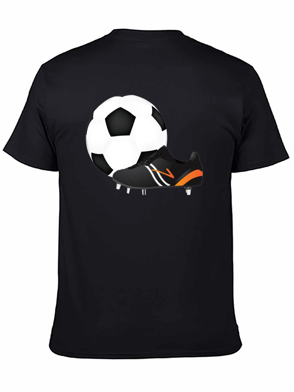 Soccer Ball and Cleats Graphic T-Shirt