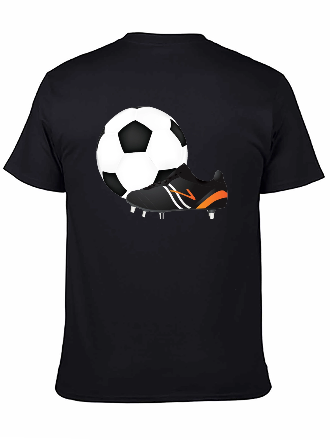 Soccer Ball and Cleats Graphic T-Shirt