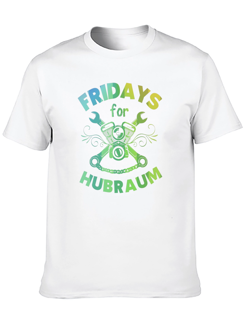 Fridays for Hubraum Mens Black T-Shirt