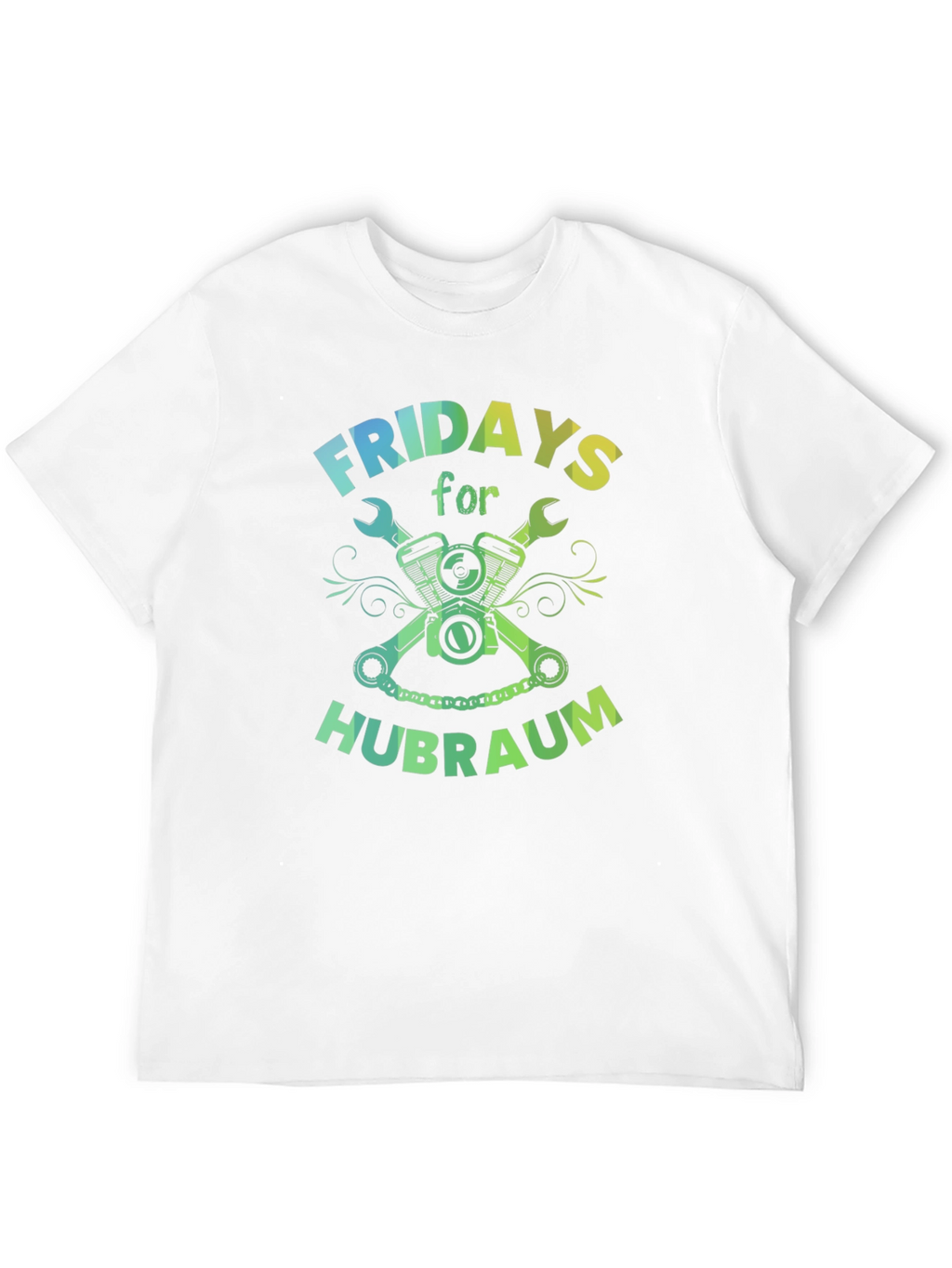 Fridays for Hubraum Mens Black T-Shirt