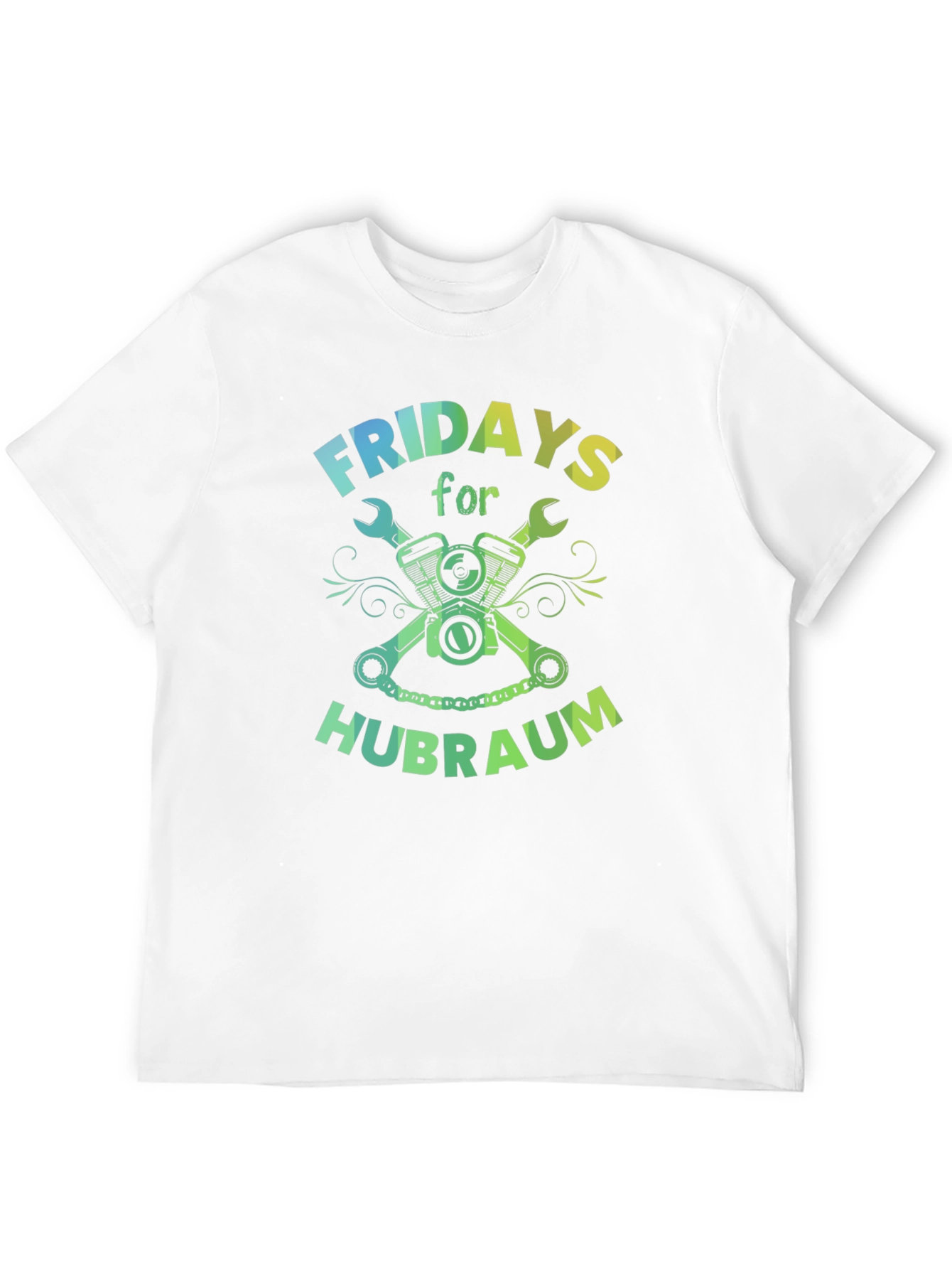 Fridays for Hubraum Mens Black T-Shirt