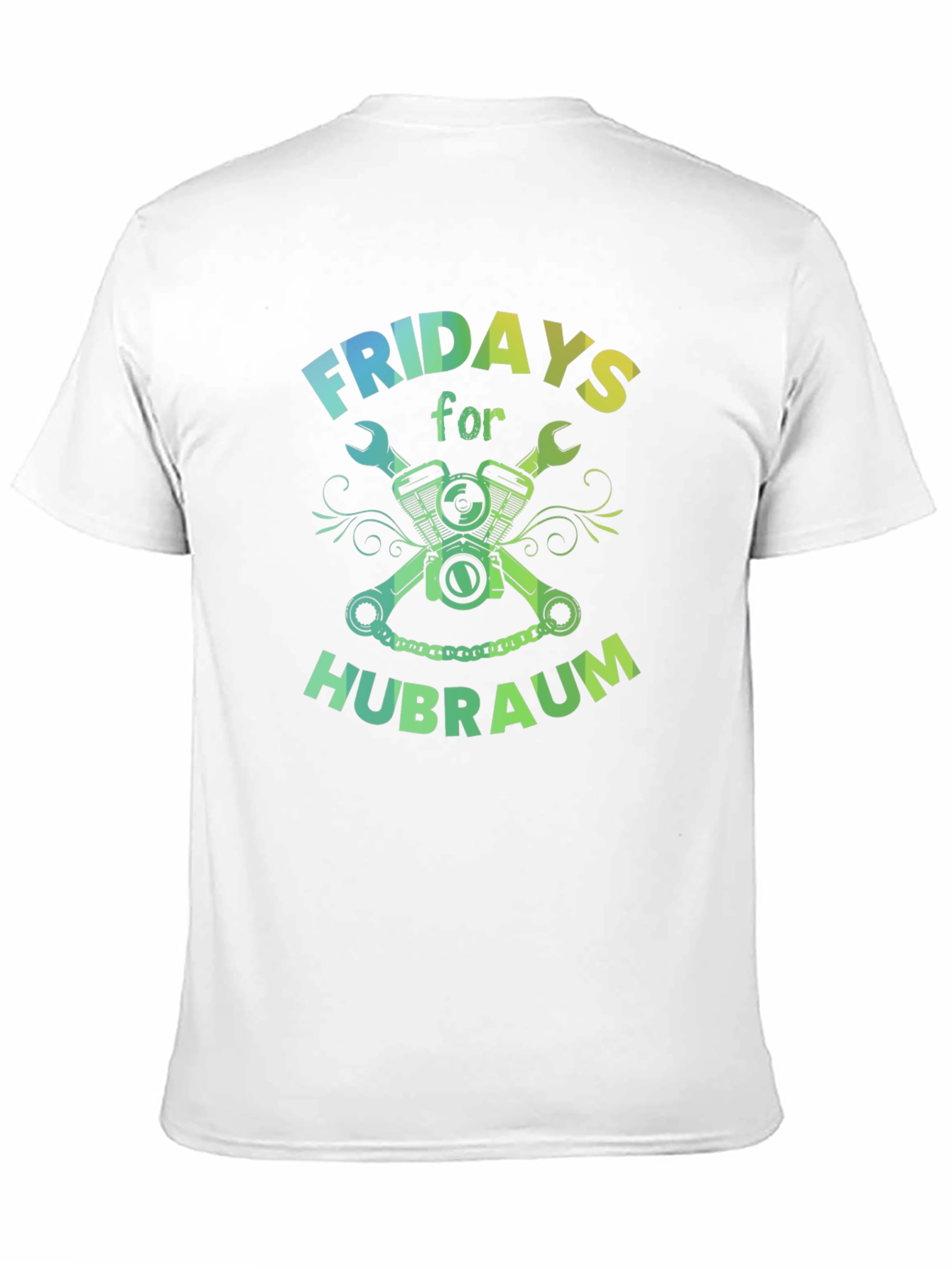 Fridays for Hubraum Mens Black T-Shirt