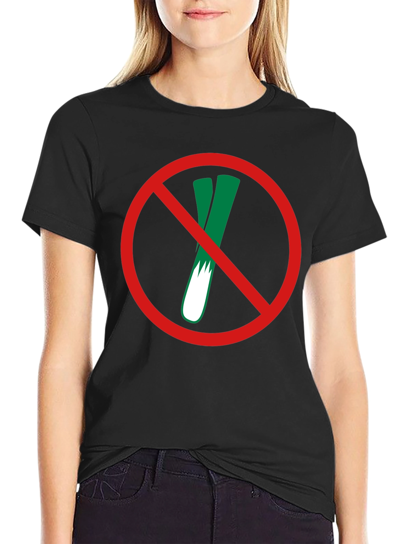 No Leeks T-Shirt - Forbidden Vegetable Tee