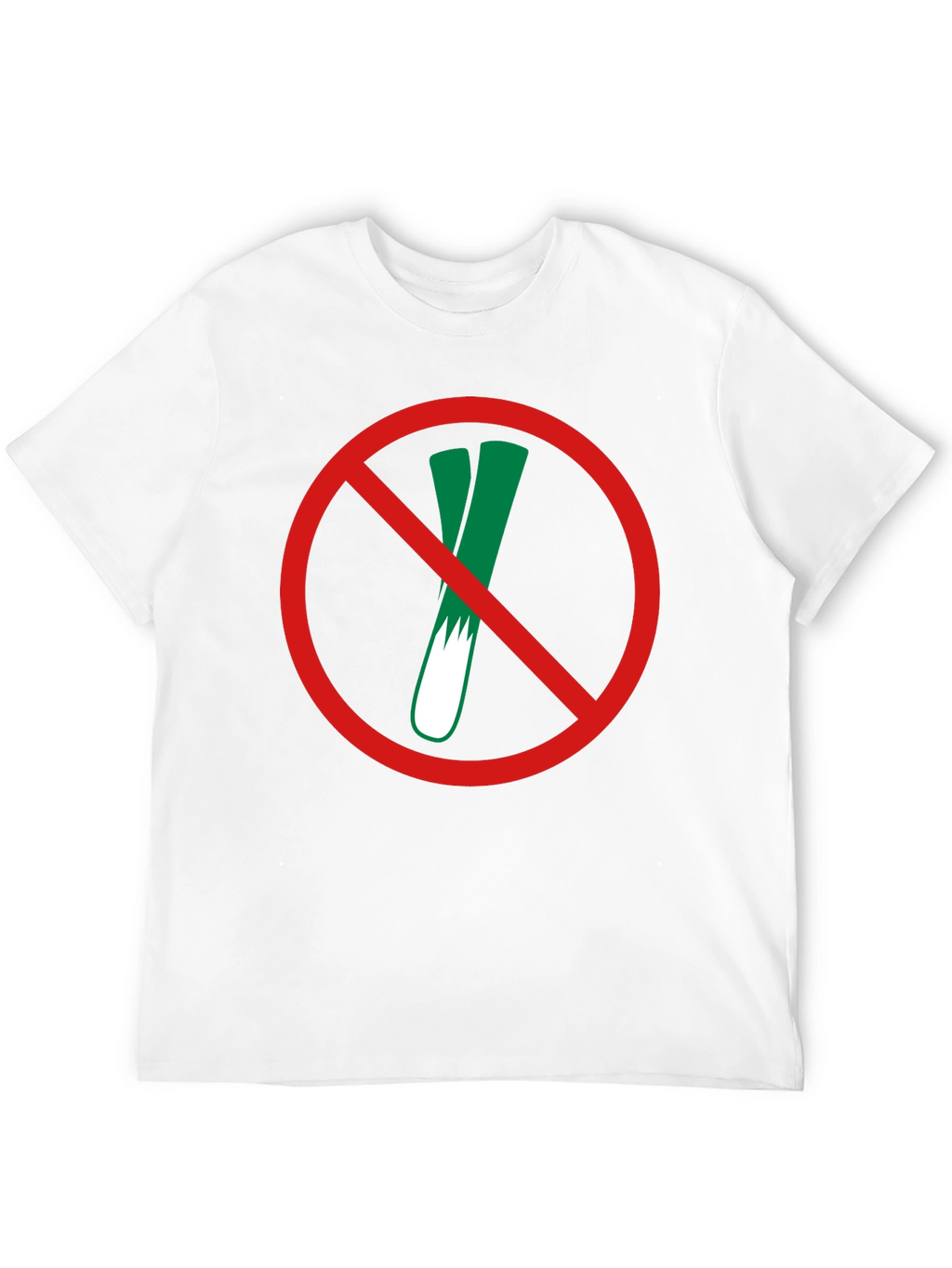 No Leeks T-Shirt - Forbidden Vegetable Tee