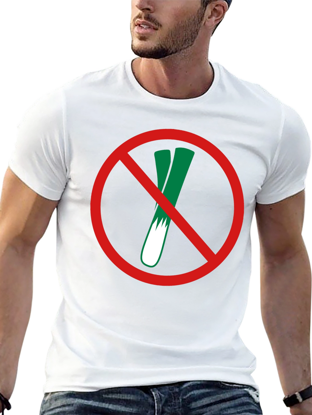 No Leeks T-Shirt - Forbidden Vegetable Tee