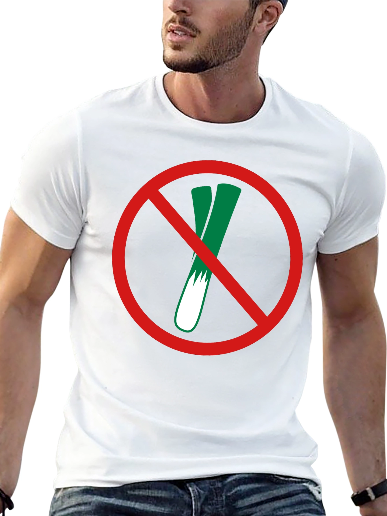 No Leeks T-Shirt - Forbidden Vegetable Tee