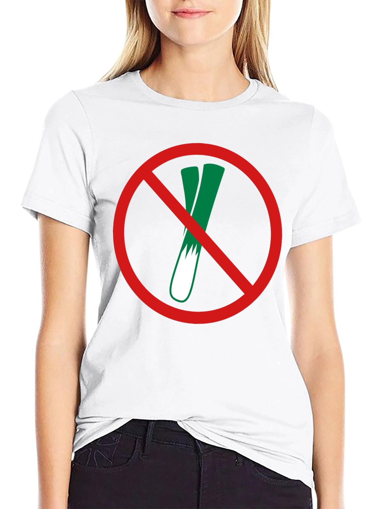 No Leeks T-Shirt - Forbidden Vegetable Tee
