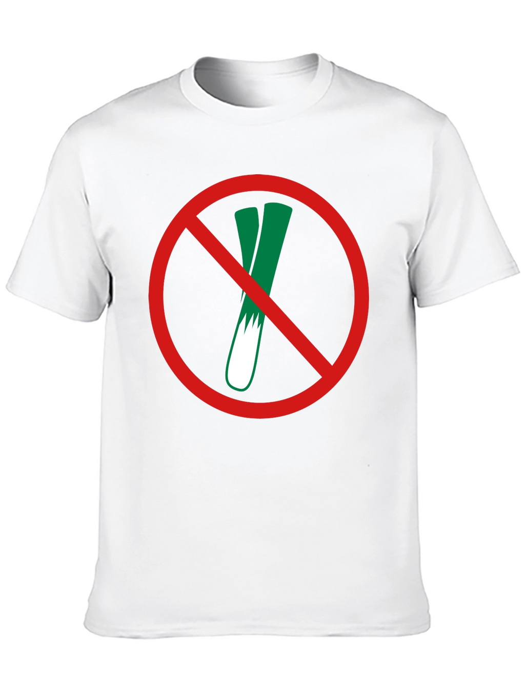 No Leeks T-Shirt - Forbidden Vegetable Tee