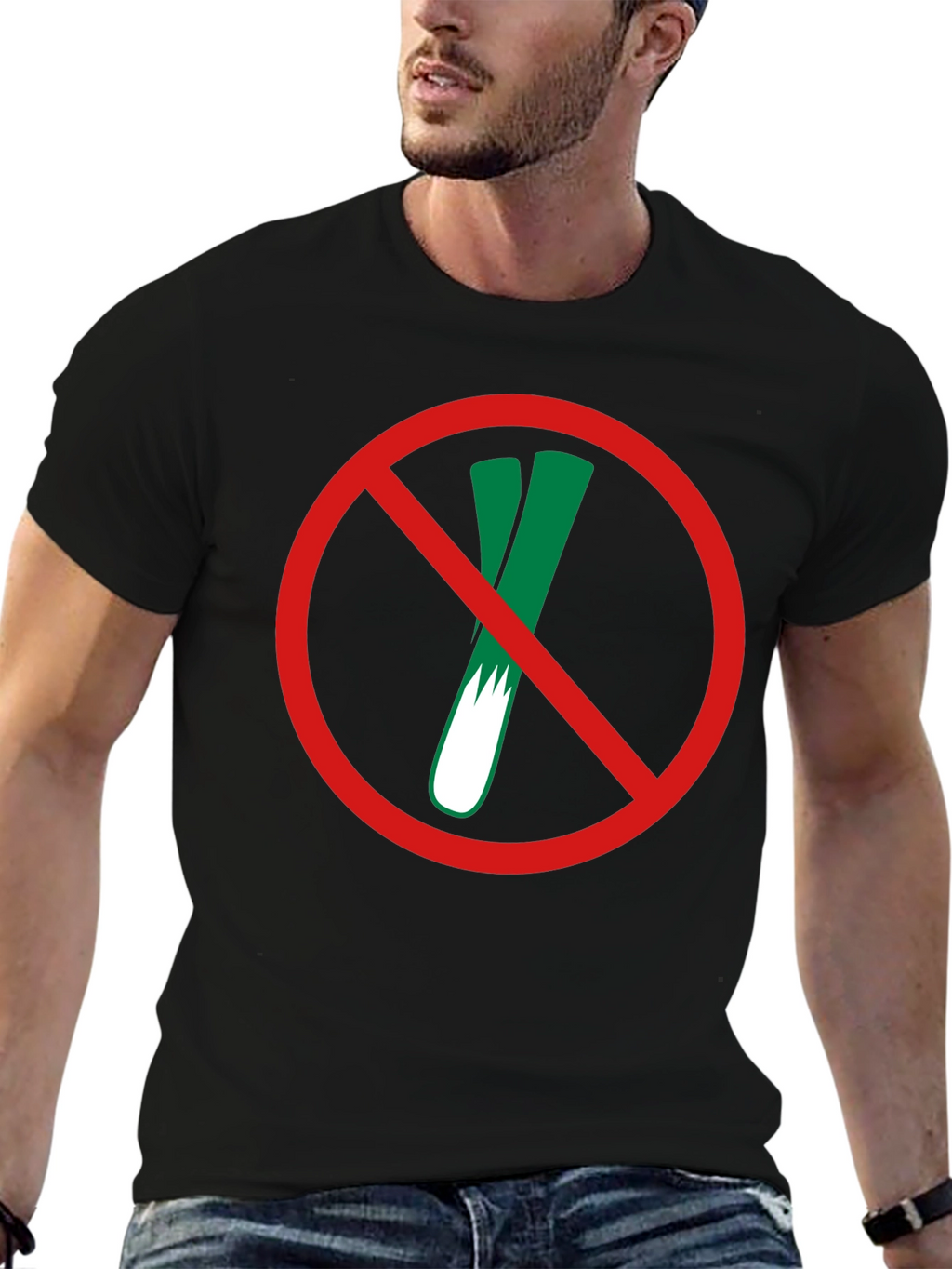 No Leeks T-Shirt - Forbidden Vegetable Tee