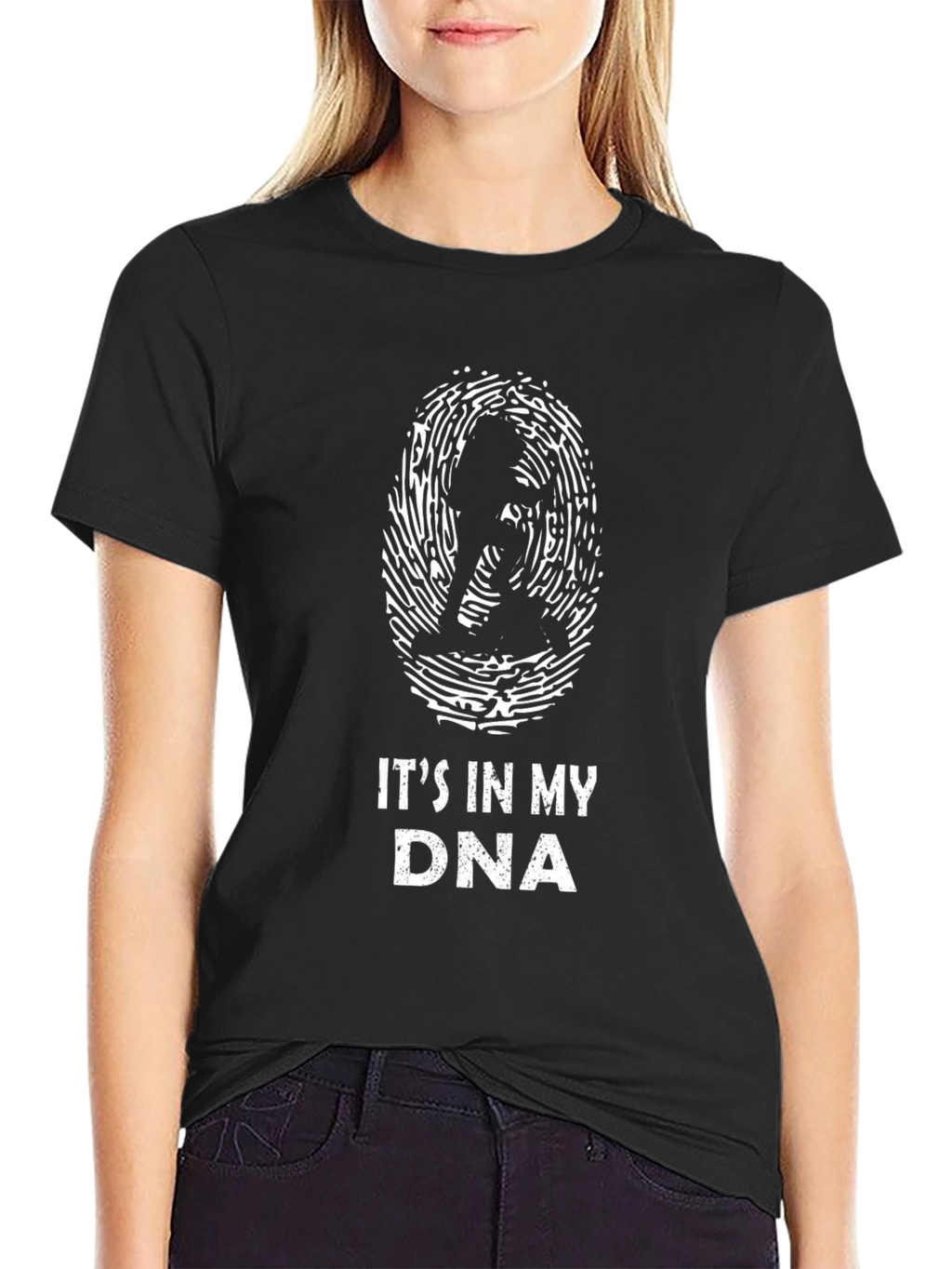 Its In My DNA T-Shirt - Funny Silhouette Tee