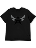 Star Cross Graphic Black T-Shirt