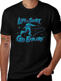 Life is Short Go Explore Graphic Tee