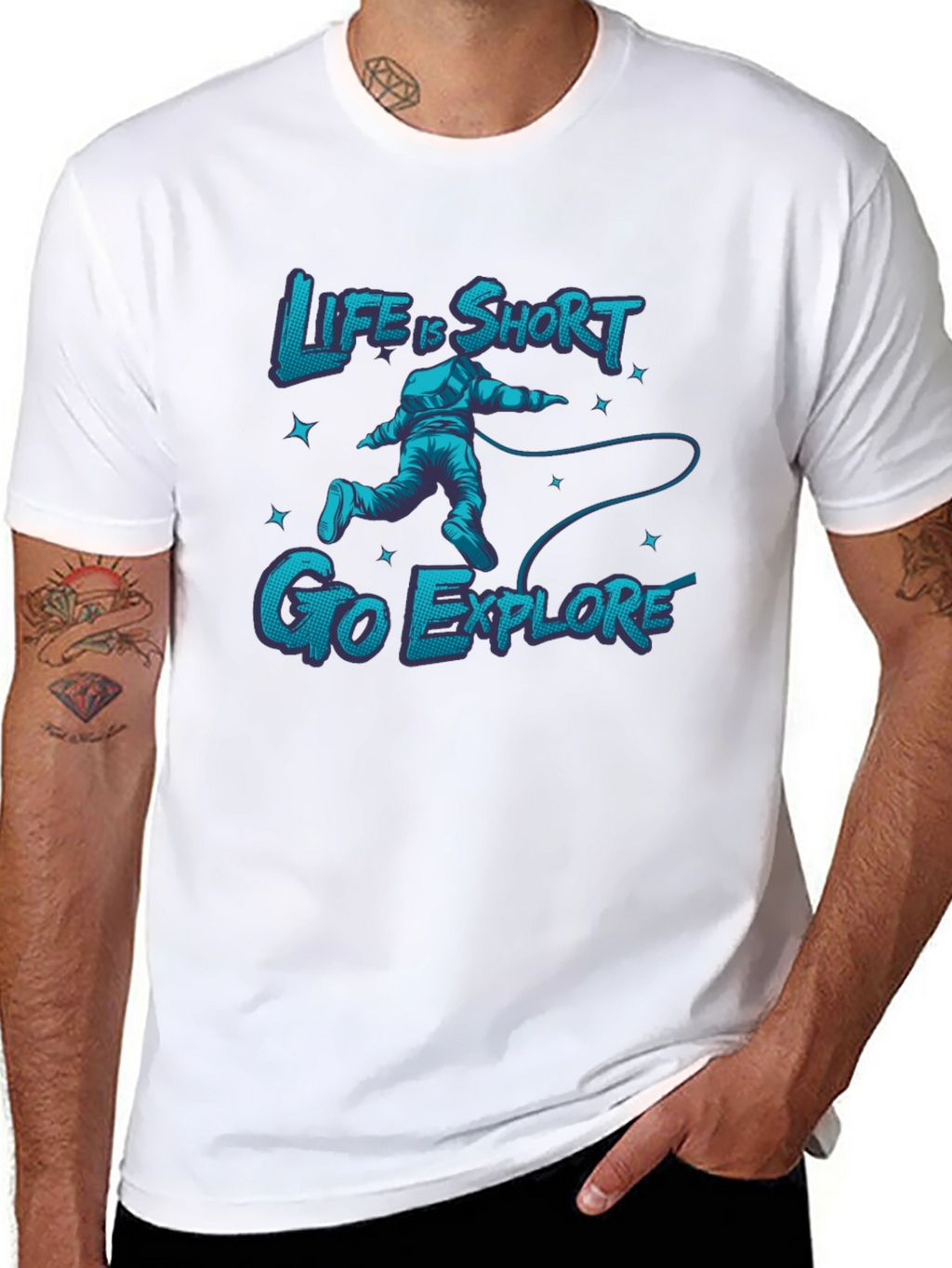 Life is Short Go Explore Graphic Tee