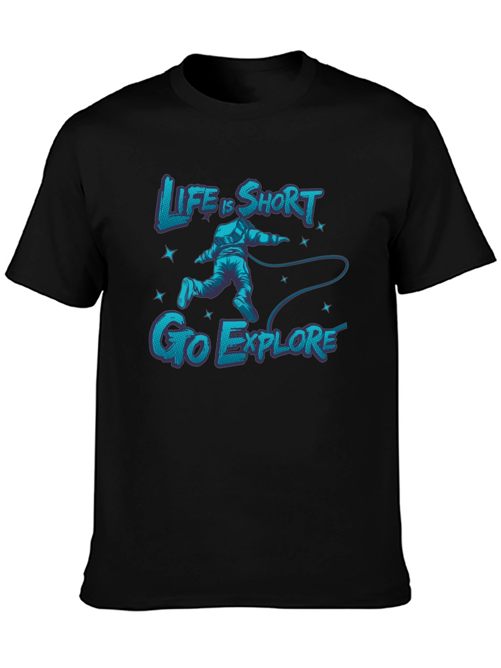 Life is Short Go Explore Graphic Tee