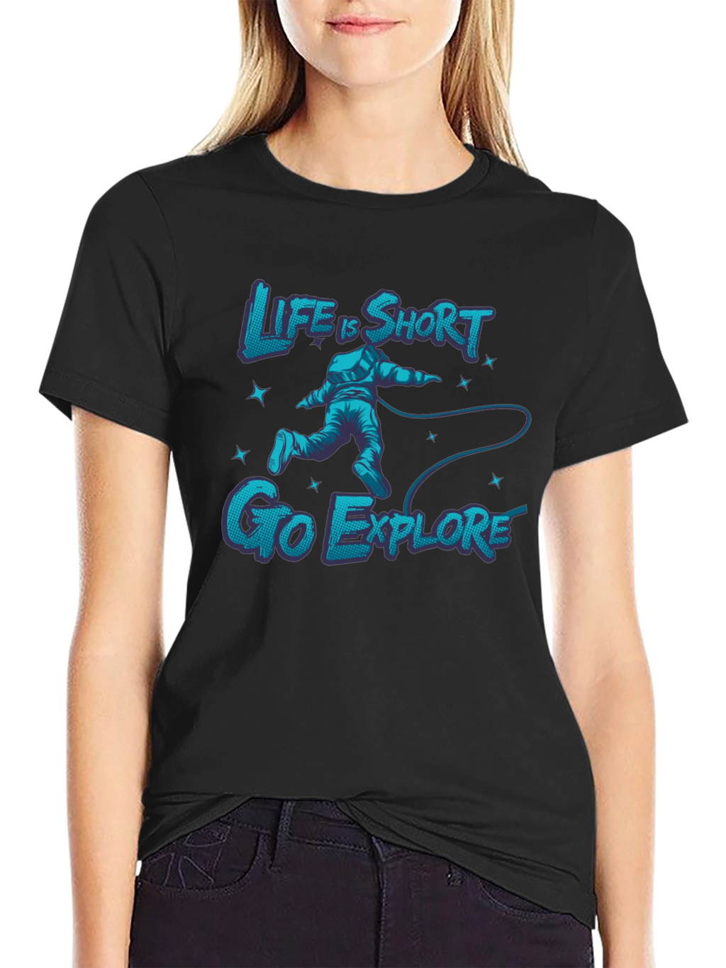 Life is Short Go Explore Graphic Tee
