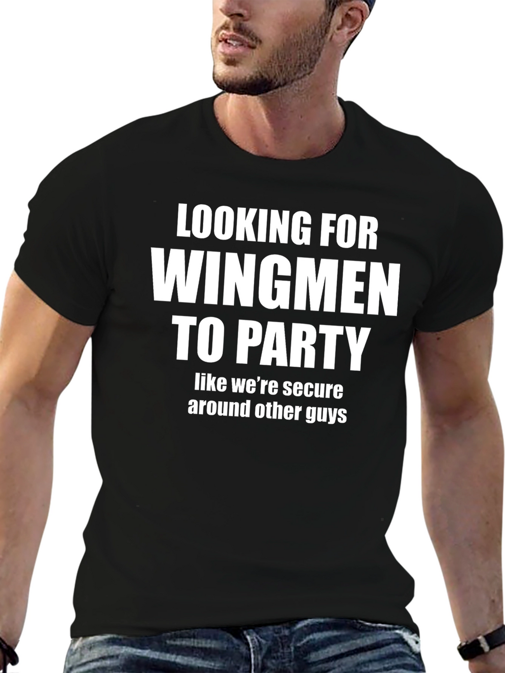 Wingmen Party T-Shirt - Humorous & Bold