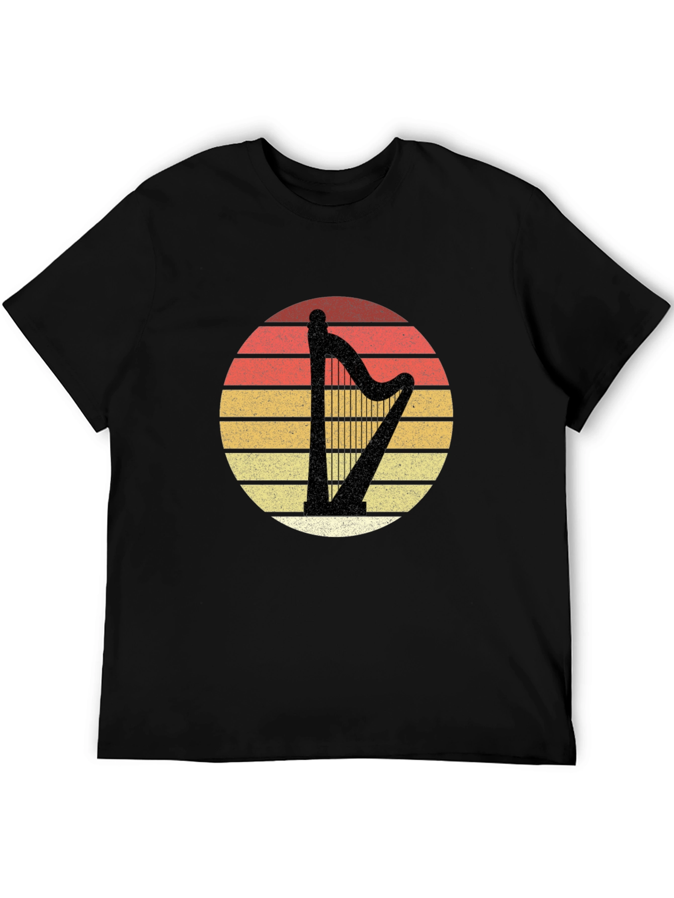 Retro Harp Sunset T-Shirt