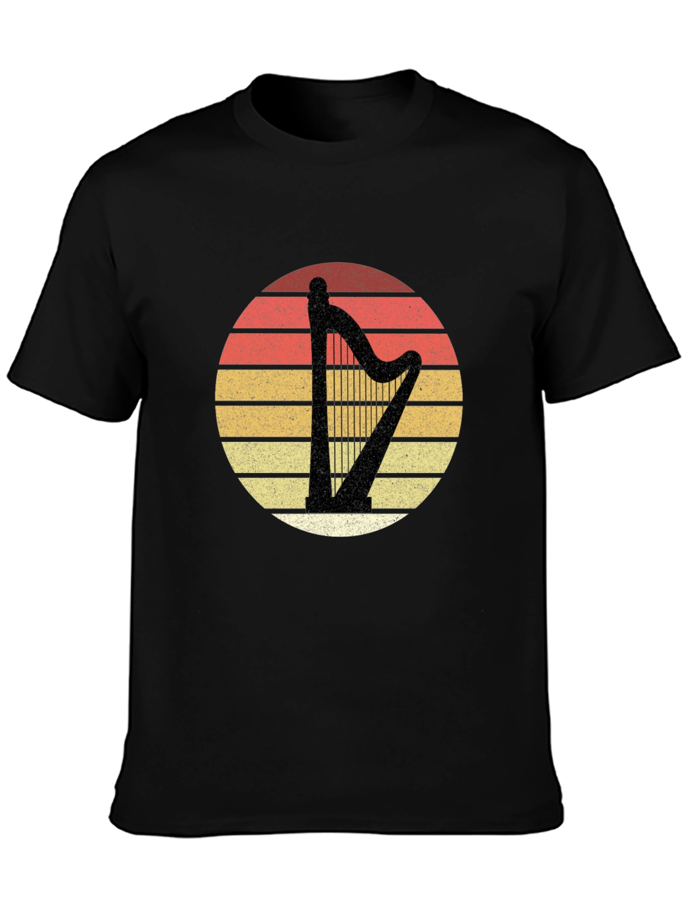 Retro Harp Sunset T-Shirt
