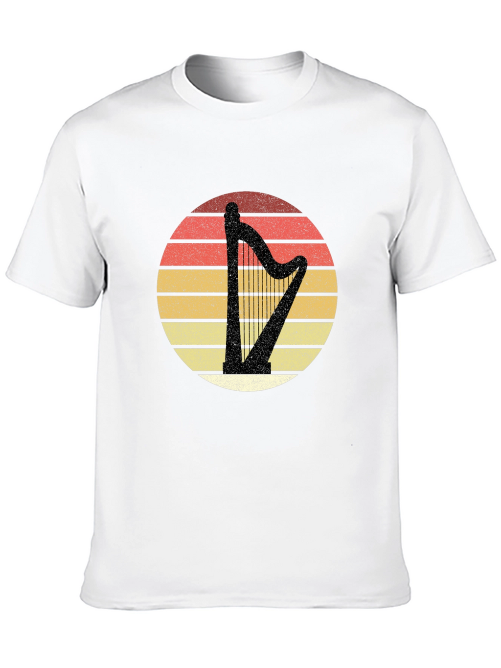 Retro Harp Sunset T-Shirt