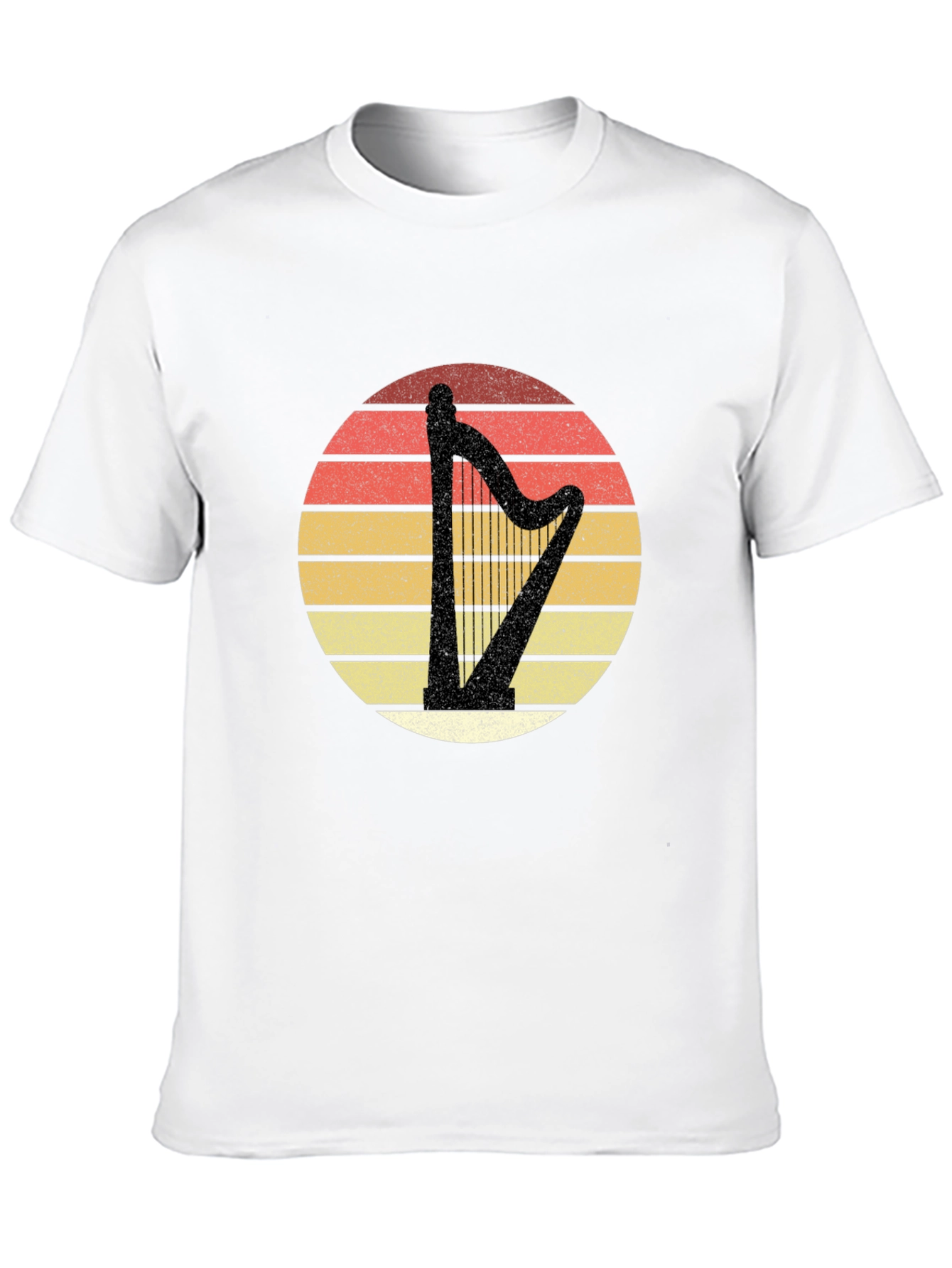 Retro Harp Sunset T-Shirt