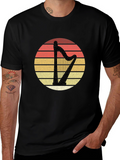 Retro Harp Sunset T-Shirt