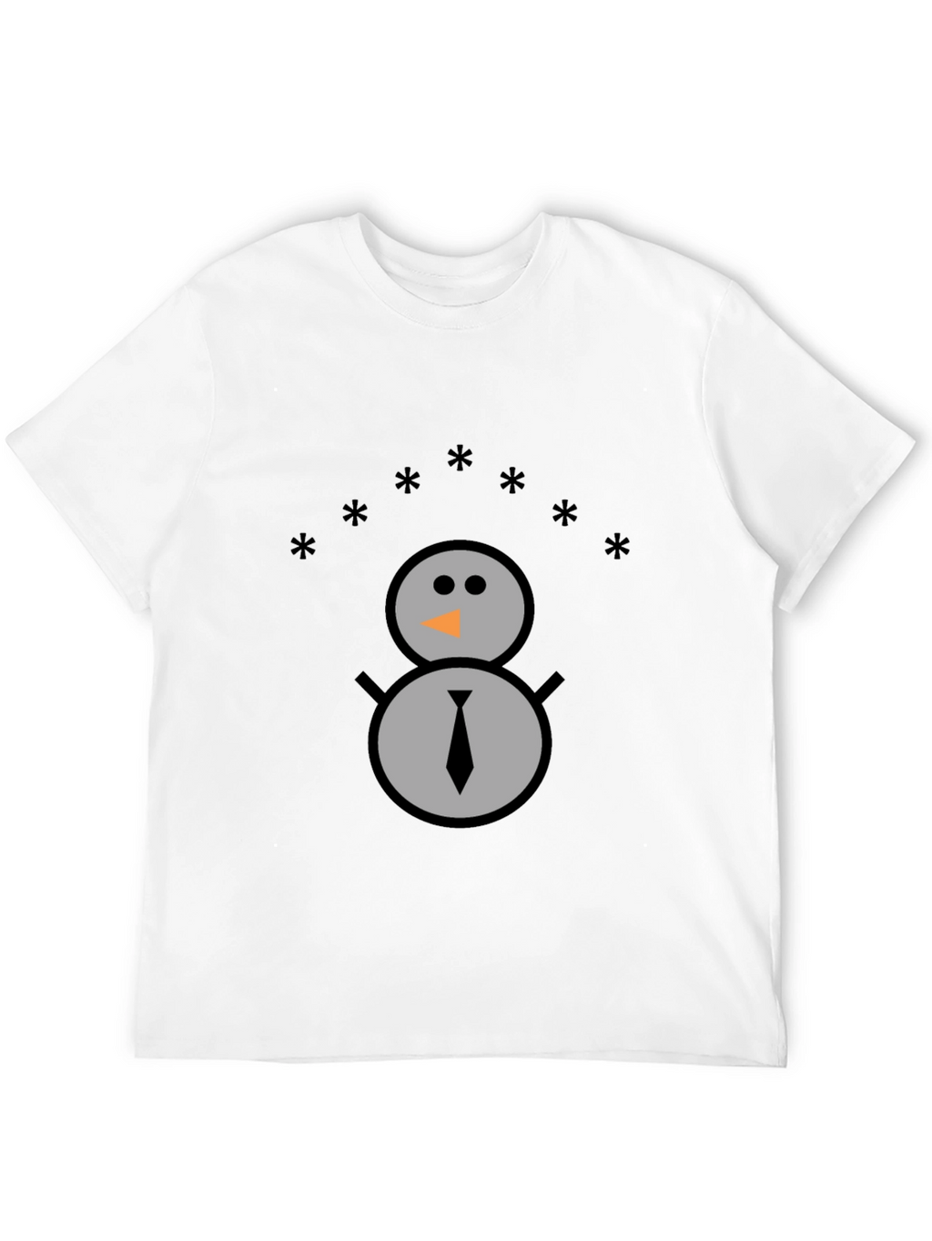 Snowman Graphic Tee - Festive Winter Shirt
